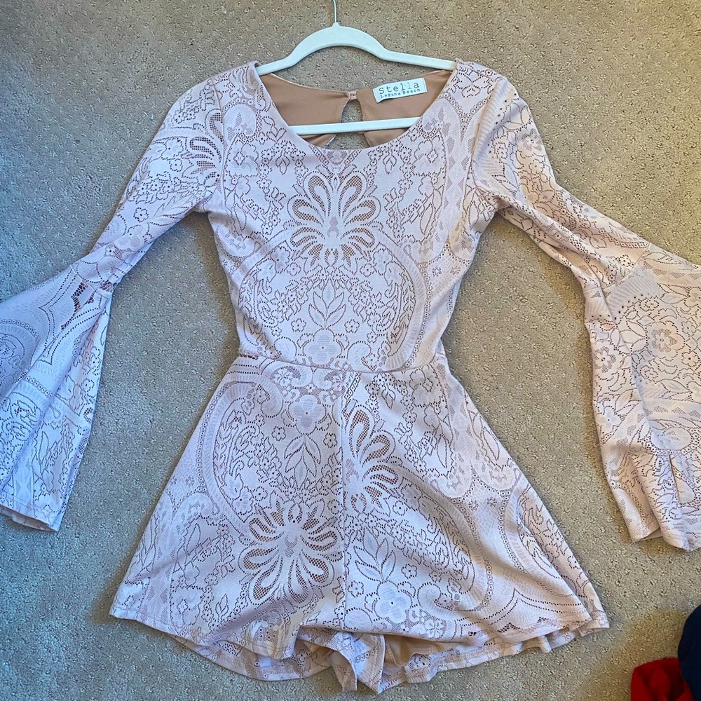 Stella Laguna Beach Romper in Tan